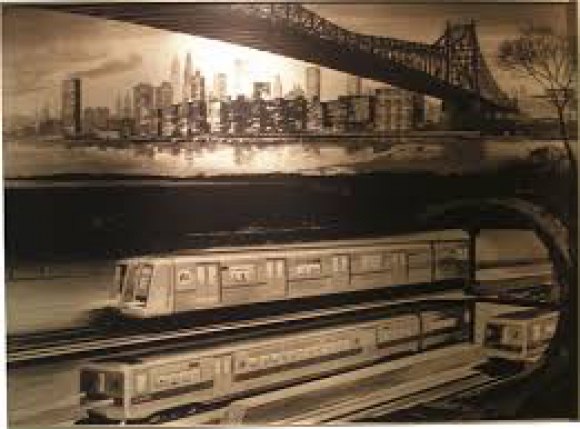 About the Ghost Tunnel Under Roosevelt Island Sketch for 63rd Street Double Tunnel.